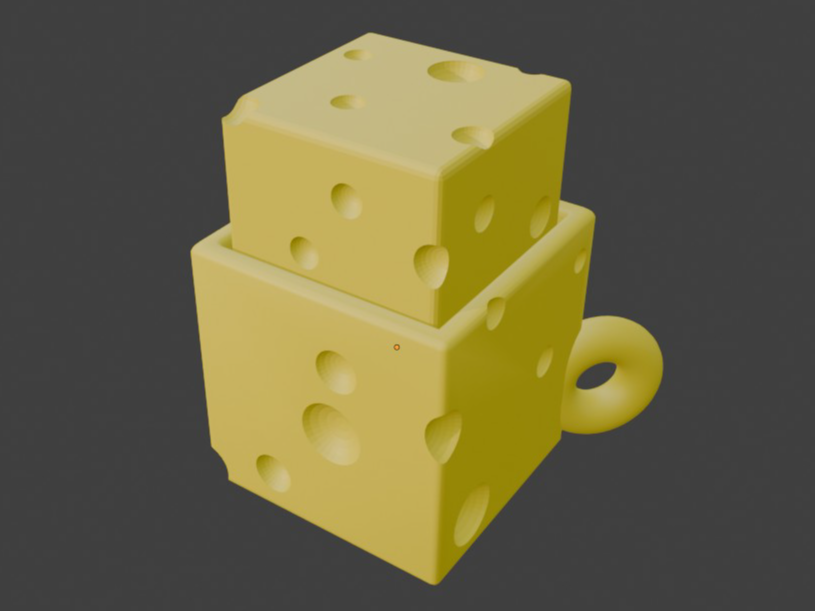 Swiss Cheese Stack Clicker Toy