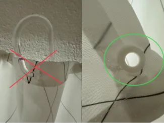 IKEA Shower Curtain Ring Adapters for Micasa Rails