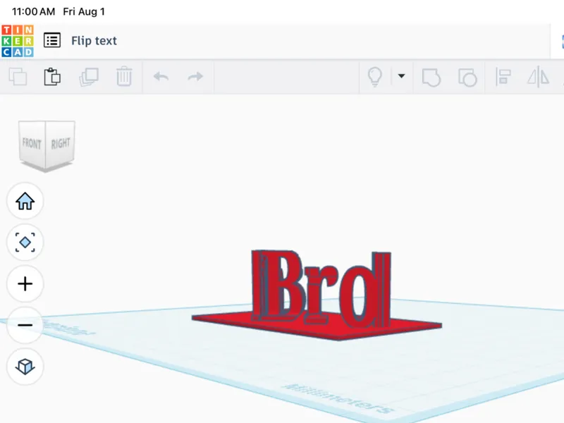 Flip text “Idk bro” v2 with supports test