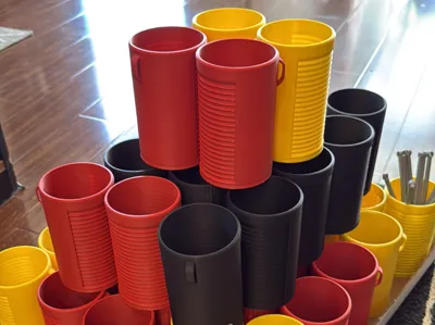 Rhythmic Beer Can Holder - Guiro