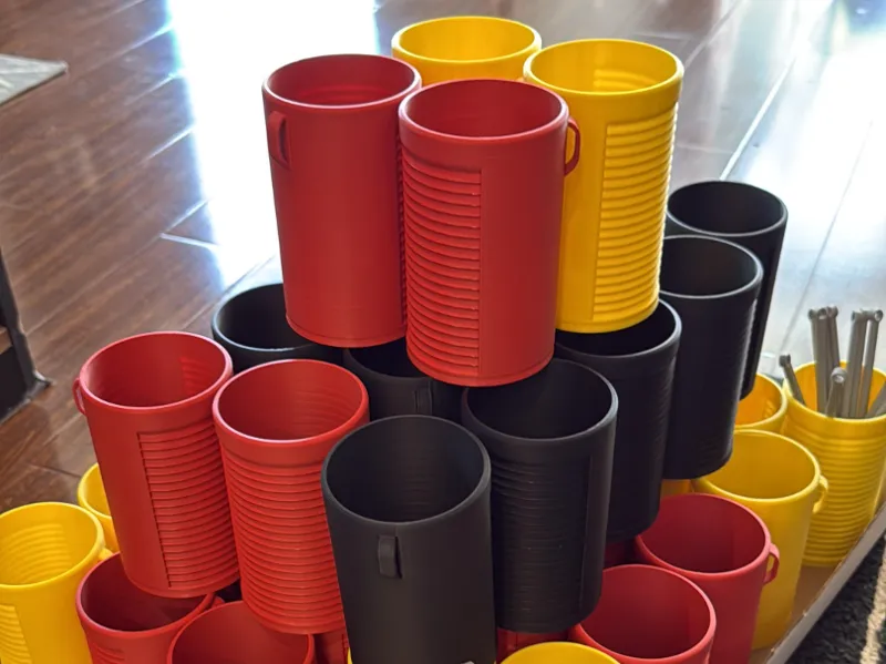 Rhythmic Beer Can Holder - Guiro