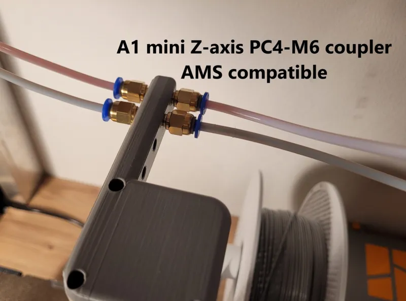 A1 mini Z-axis cover PTFE coupler - PC4-M6