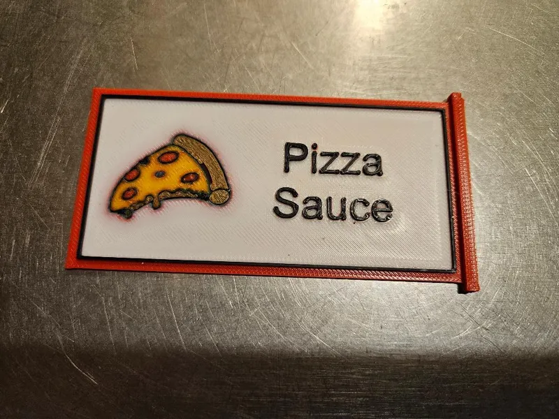 Pizza Sauce Label