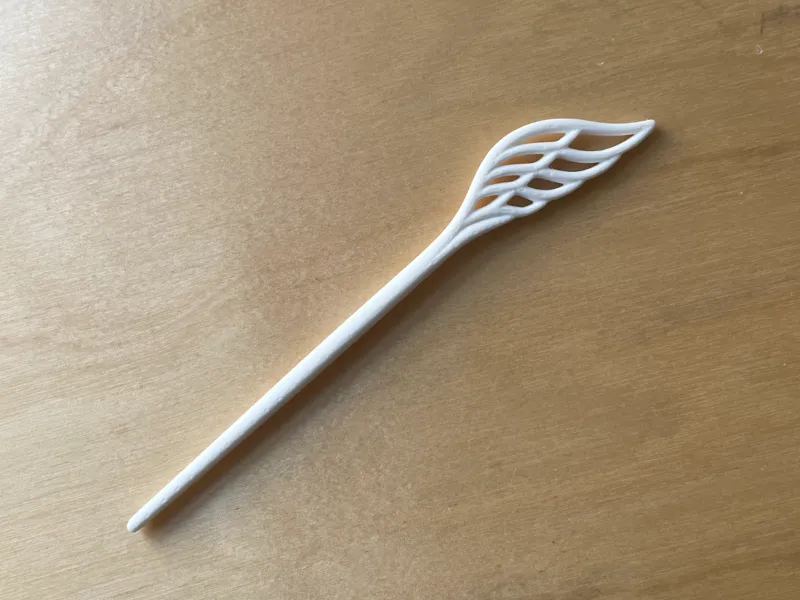 Fermaglio per Capelli – Modello Ala Elegante