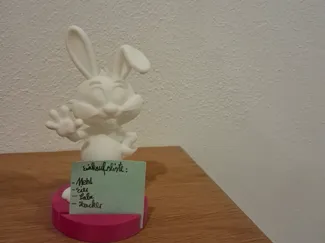 Hasenhalter 3D – Kompakte Dekofigur