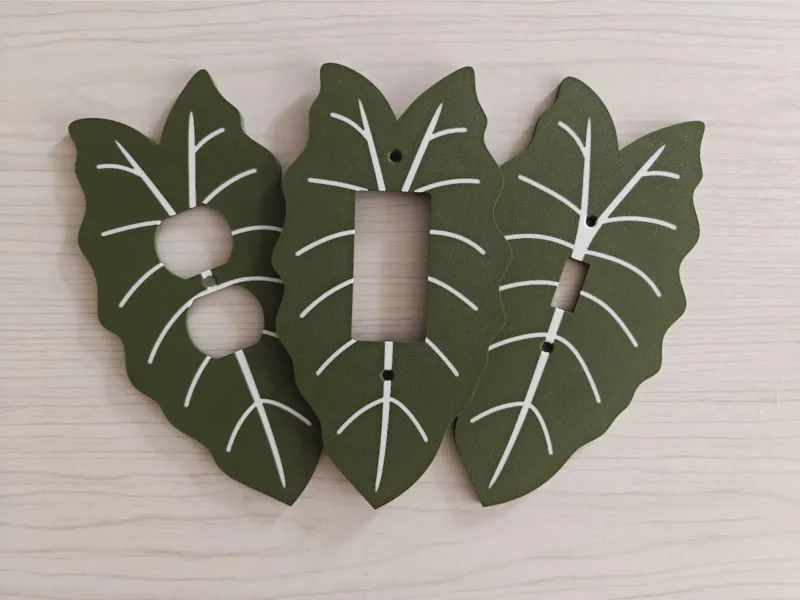 Alocasia wall plates