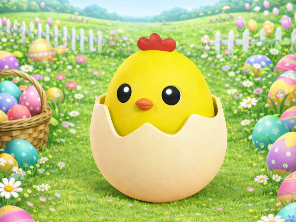 Hatching Easter Chick