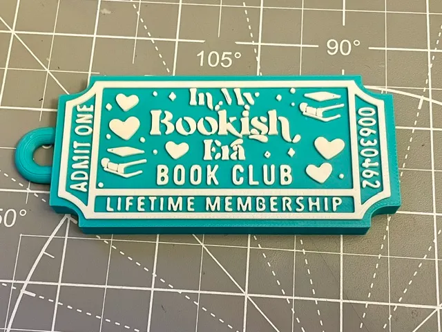 In My Bookish Era can tab opener keychain