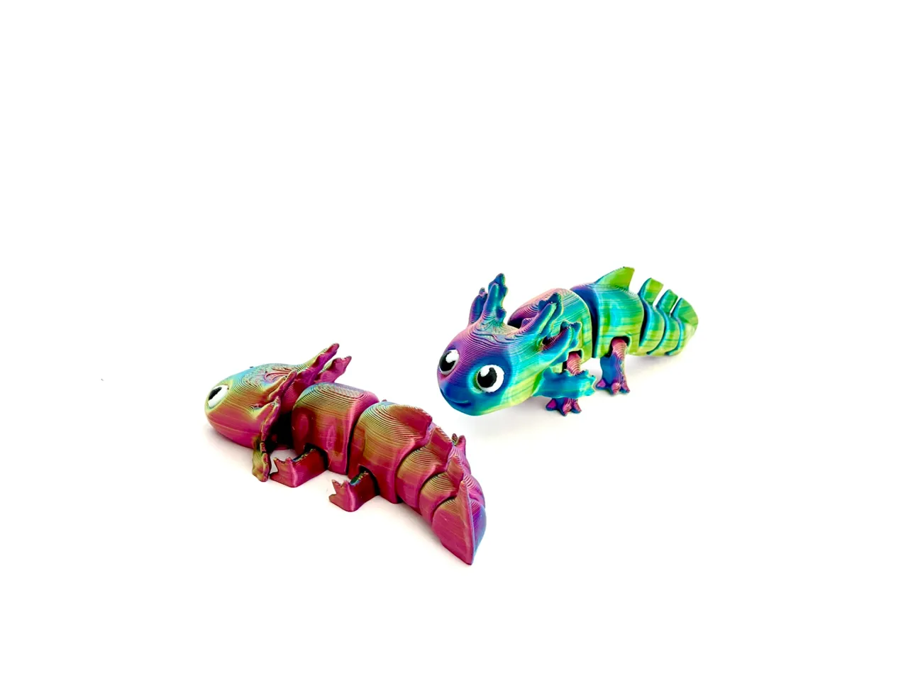 Axocuties: Articulated Axolotl view 3