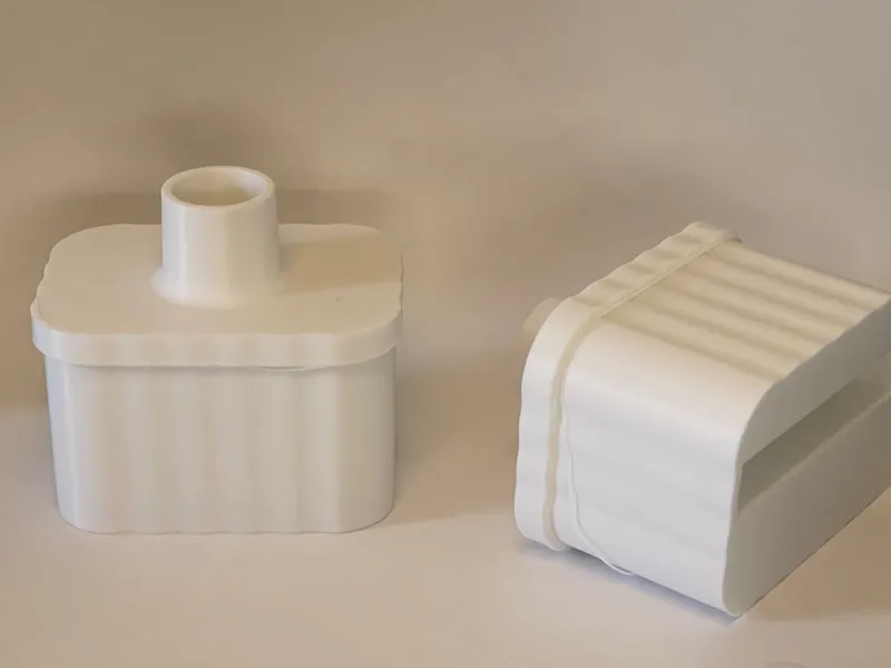 Hydroponic gutter ends 3/4" outlet