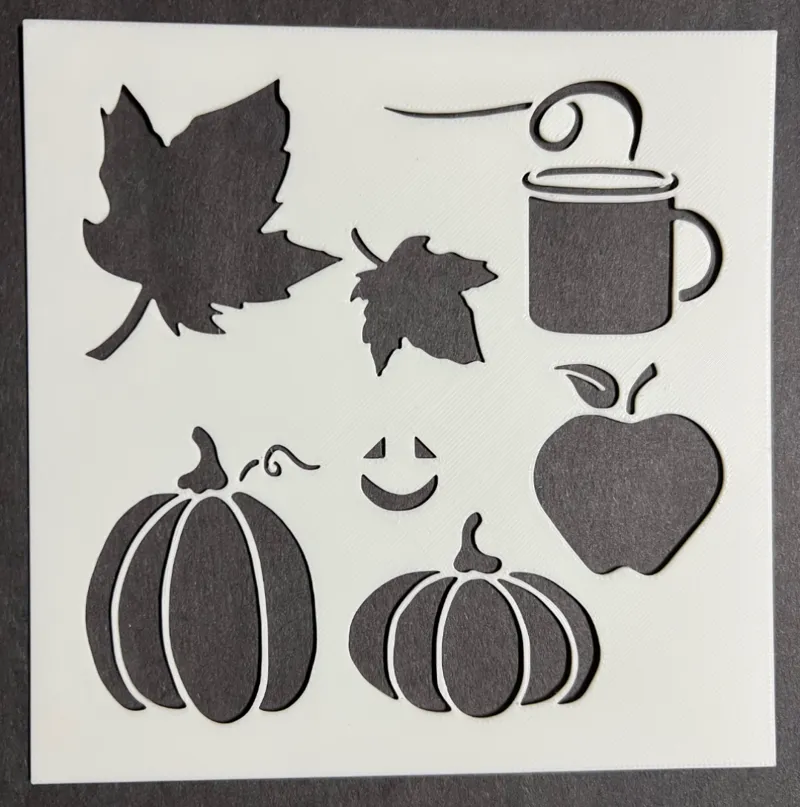 Fall Stencil