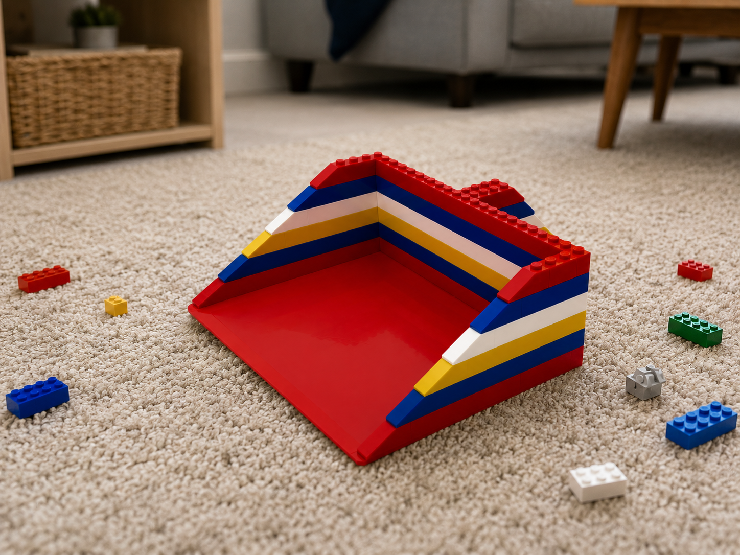 Building Block Floor Scoop for Cleanup