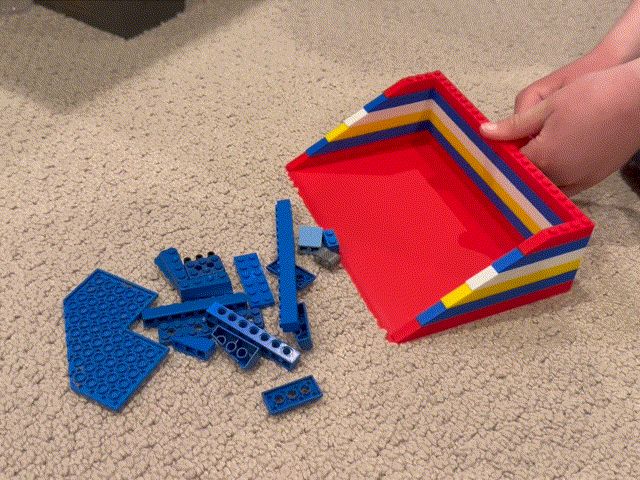 Building Block Floor Scoop for Cleanup