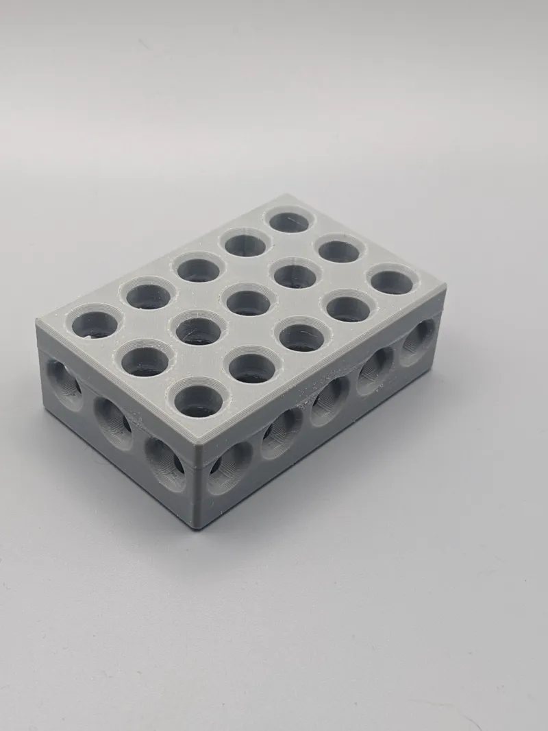 123 Block With 23 (3/8) Through Holes.