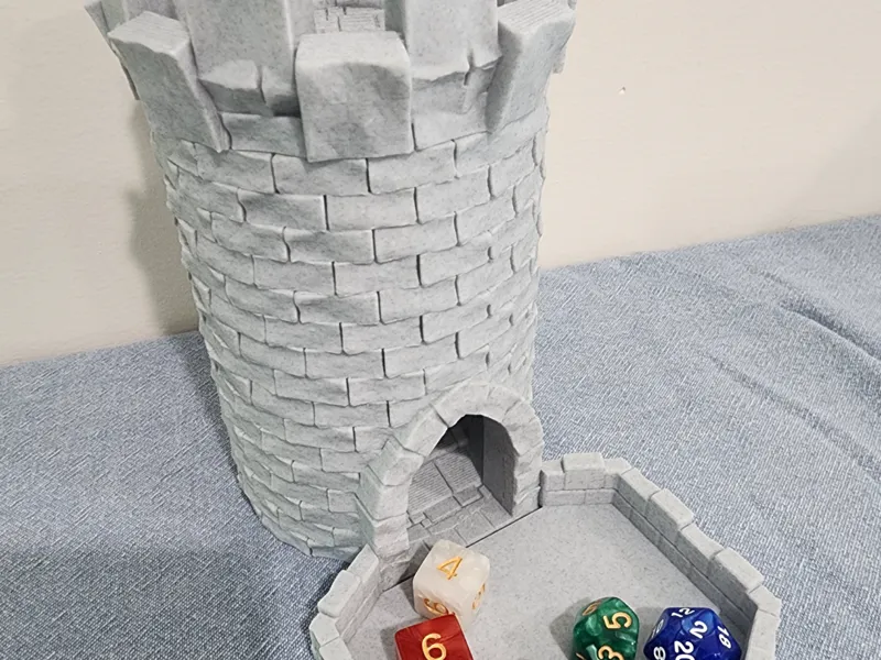 Castle Turret Dice Tower