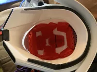 0.2mm layer, 0 walls, 5% infill then 15% in the hexagons