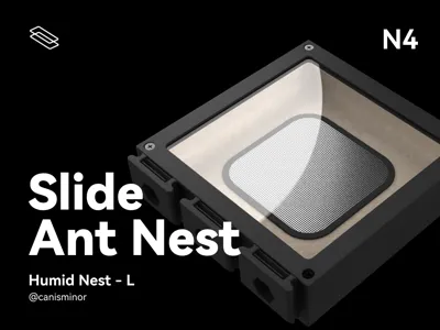 Slide Ant Nest - N4 (Large Humid Nest)