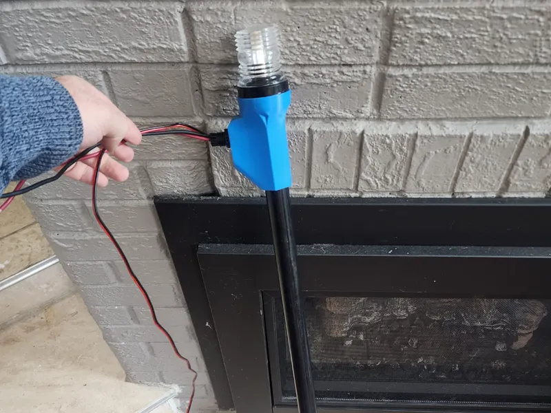 kayak trolling motor elbow with all around light