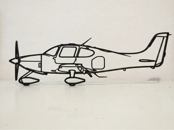 Décoration murale avion Cirrus SR22