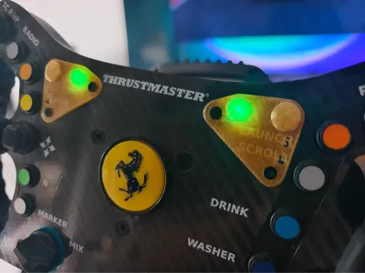 Thrustmaster 488 GT3 LED Diffuser - No More Glare!