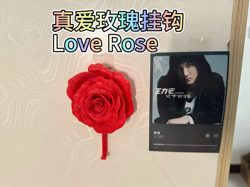 真爱玫瑰铰链挂钩