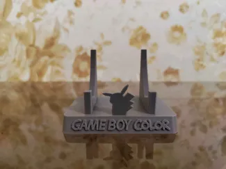 Game Boy Color display with Pikachu