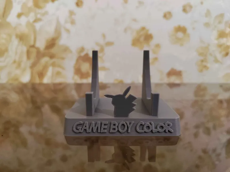 Game Boy Color display with Pikachu