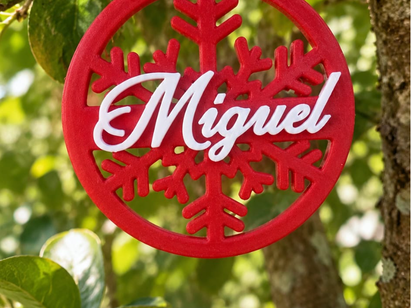 bola de natal personalizavel - 1