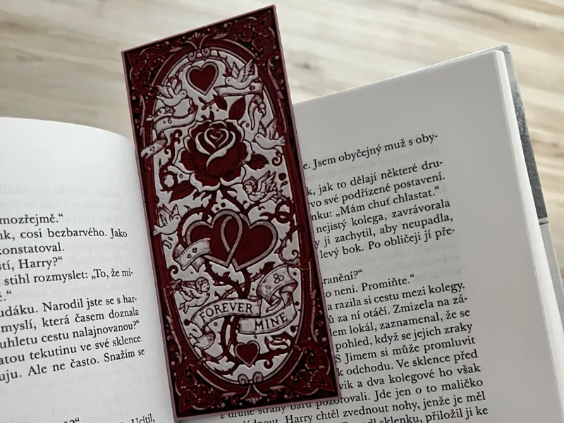 Valentine Bookmark 2026