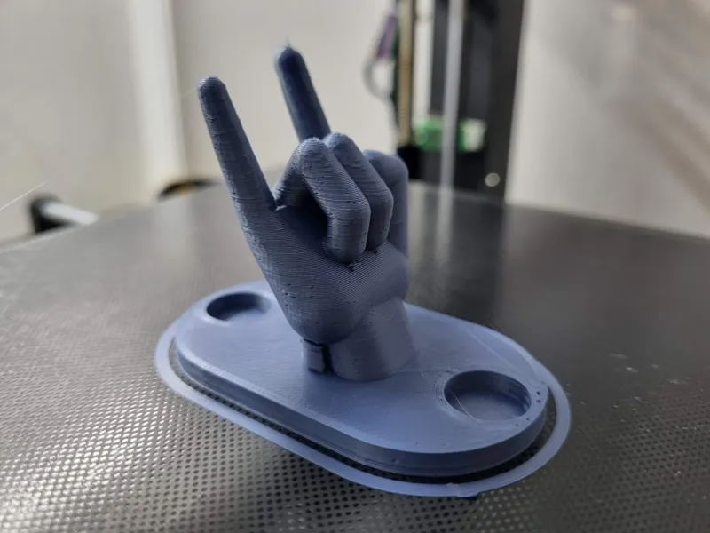 Heavy Metal hand hook - sign of metal