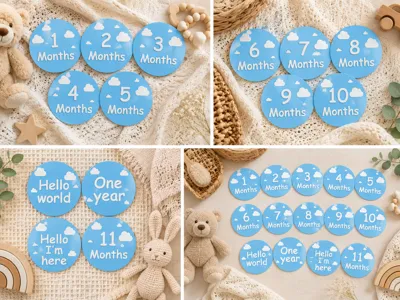 Custom Milestone Signs –Cloud EN