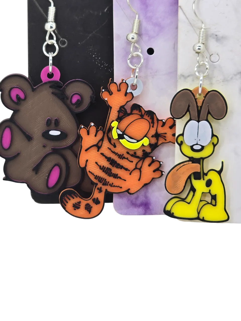 Garfield Earrings view 2