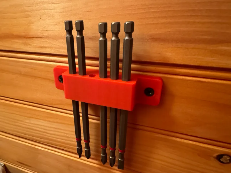Bit Holder (6 bits) for drill/screwdriver for wall