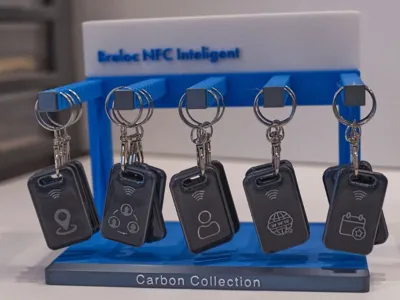 Modular Desk Display Rack Smart Keychain Organizer