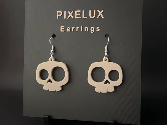 Minimalist Skull Earrings / Ornament