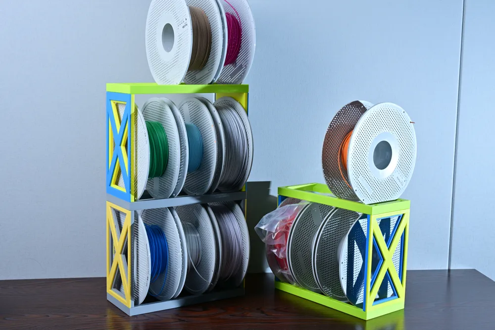 Filament Storage Rack (Freely Combinable) - Free 3D Print Model ...