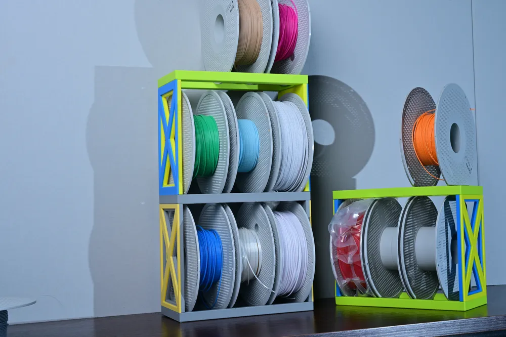 Filament Storage Rack (Freely Combinable) - Free 3D Print Model ...