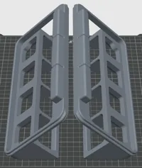 Version 2: x2 HT & single AMS 2 Pro Holder w/ vent openings