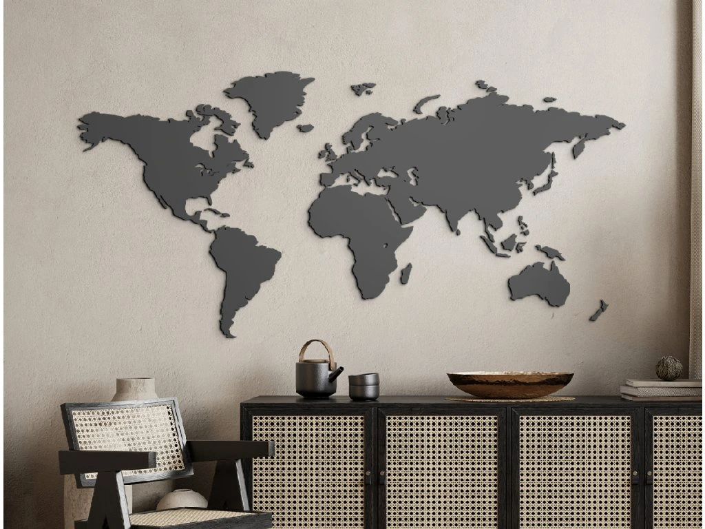World Map Wall Art