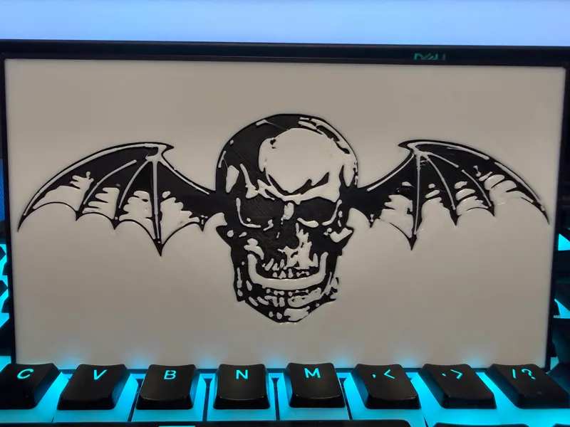 Avenged Sevenfold Logo Plate