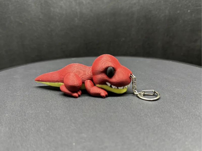 Cute Little Dino T-rex keychain