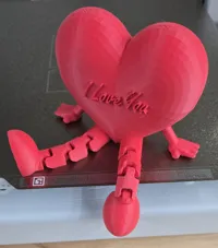 Cœur articulé 'Je t'aime' (sans AMS) — photo 3