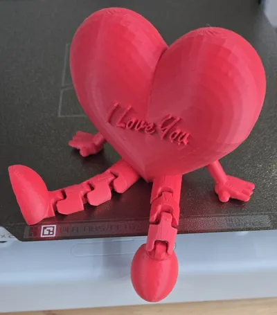 Articulated Heart "I Love You" PiP No AMS