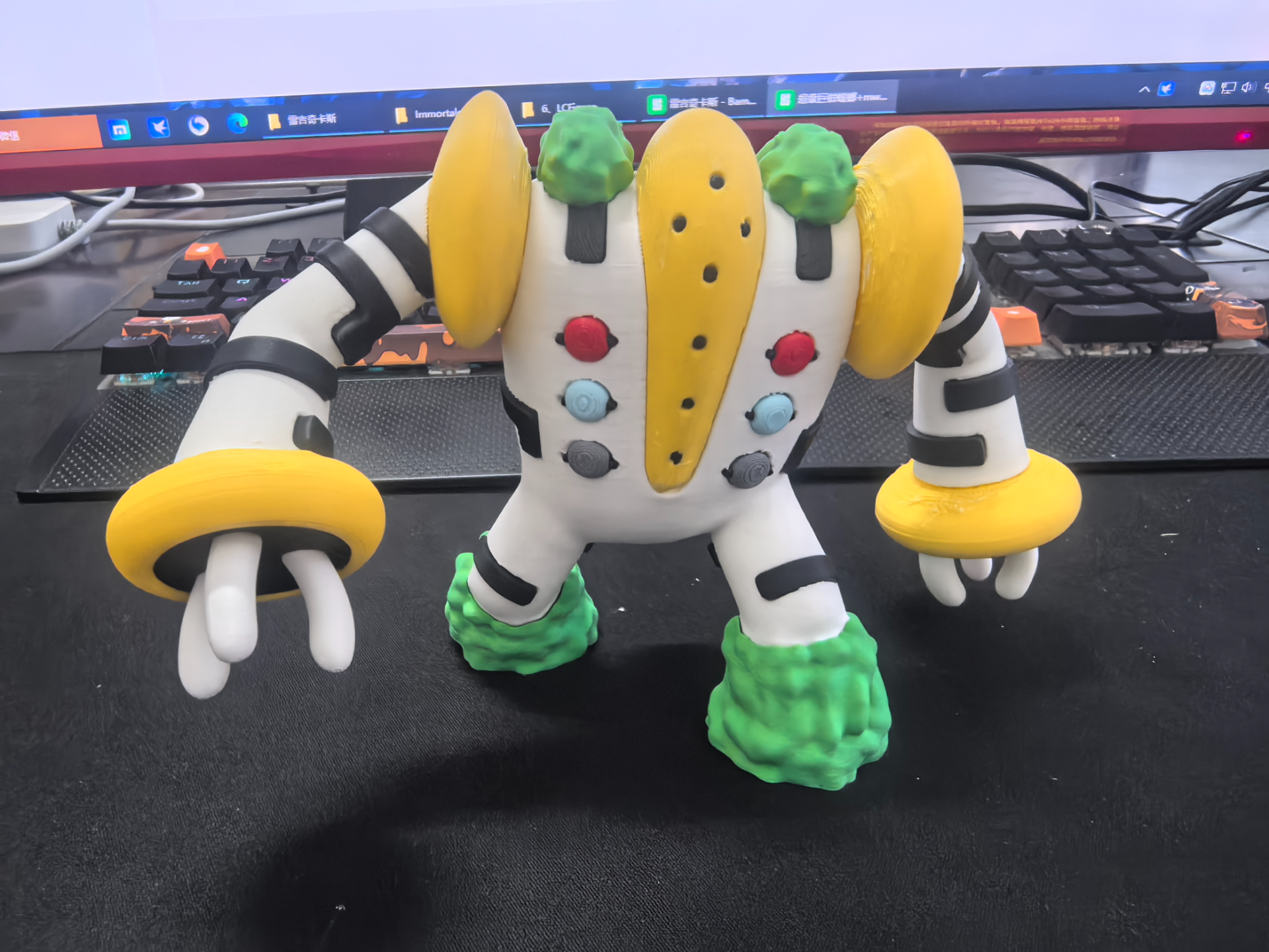 Miniatura 1 do modelo 3D 宝可梦    雷吉奇卡斯 圣柱王 马桶王（分件打印）