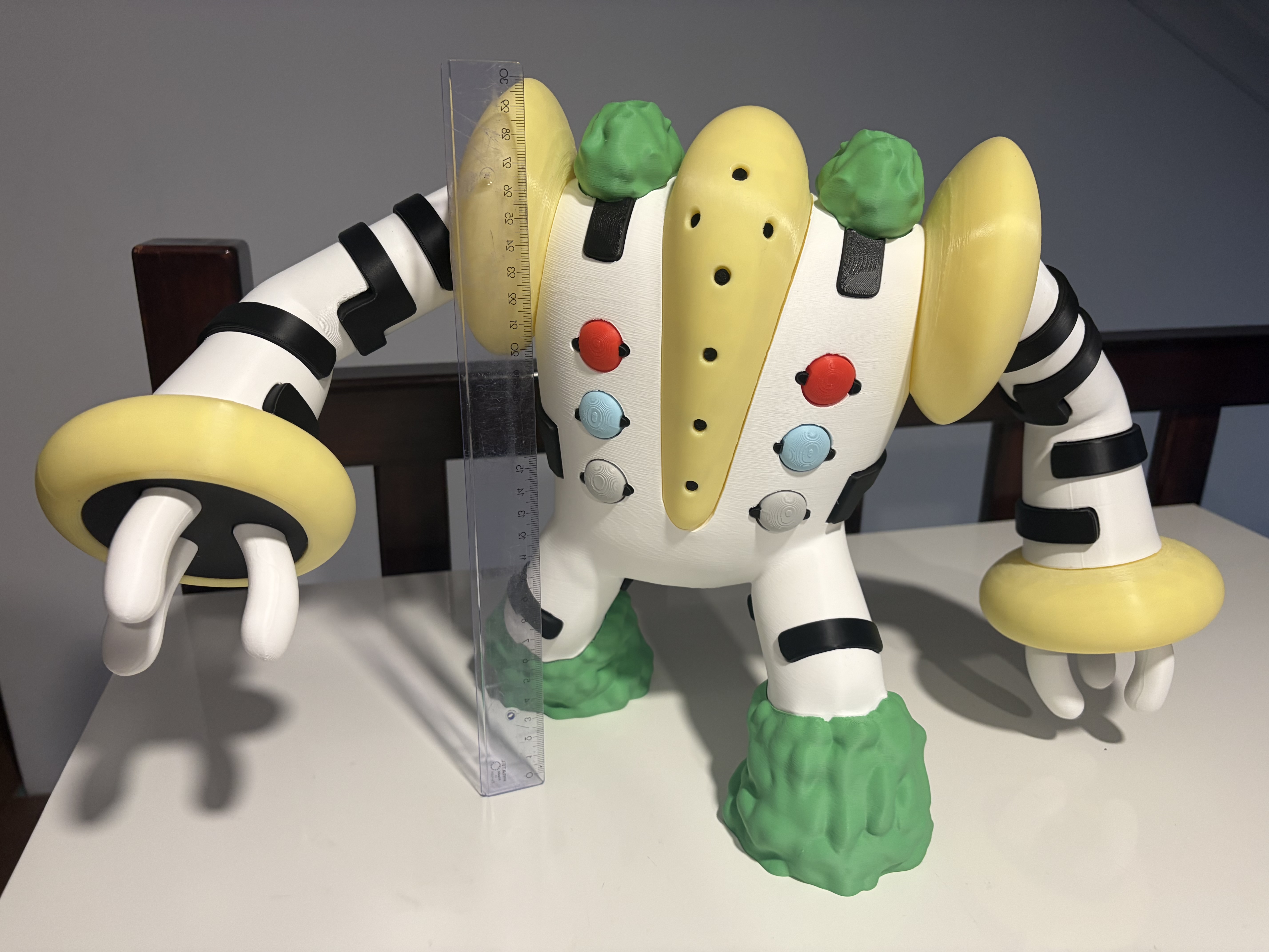 Miniatura 2 do modelo 3D 宝可梦    雷吉奇卡斯 圣柱王 马桶王（分件打印）