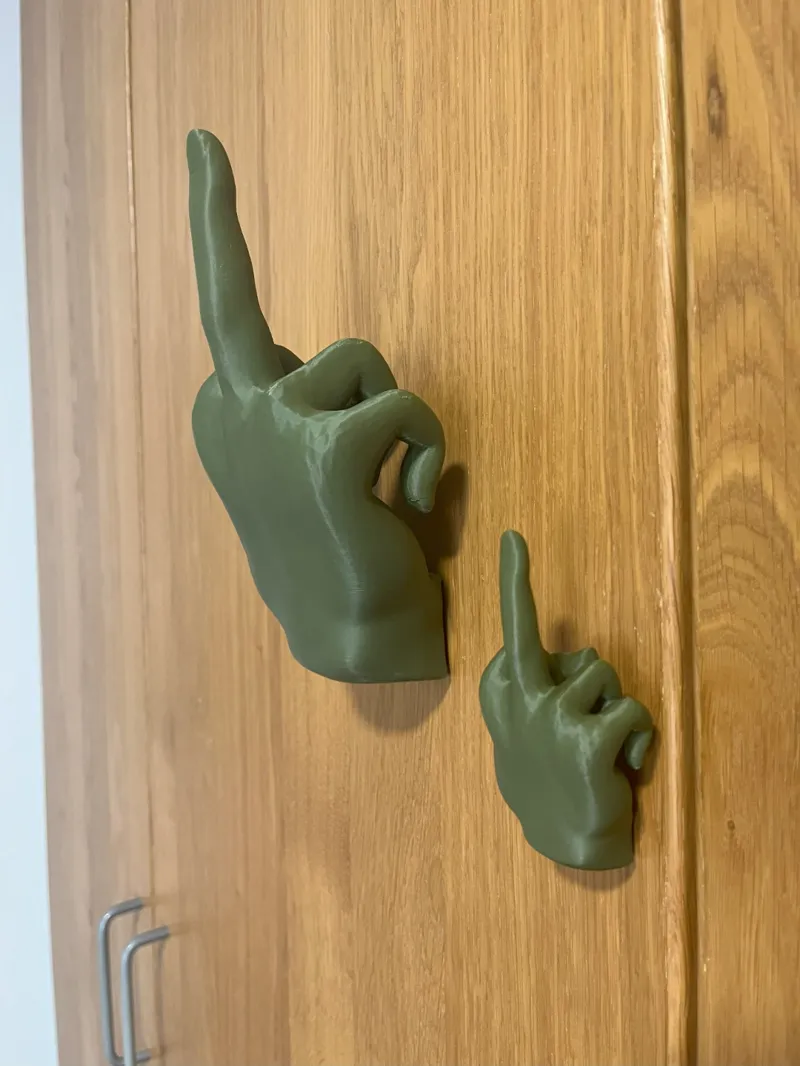 Middle Finger Wall Mount