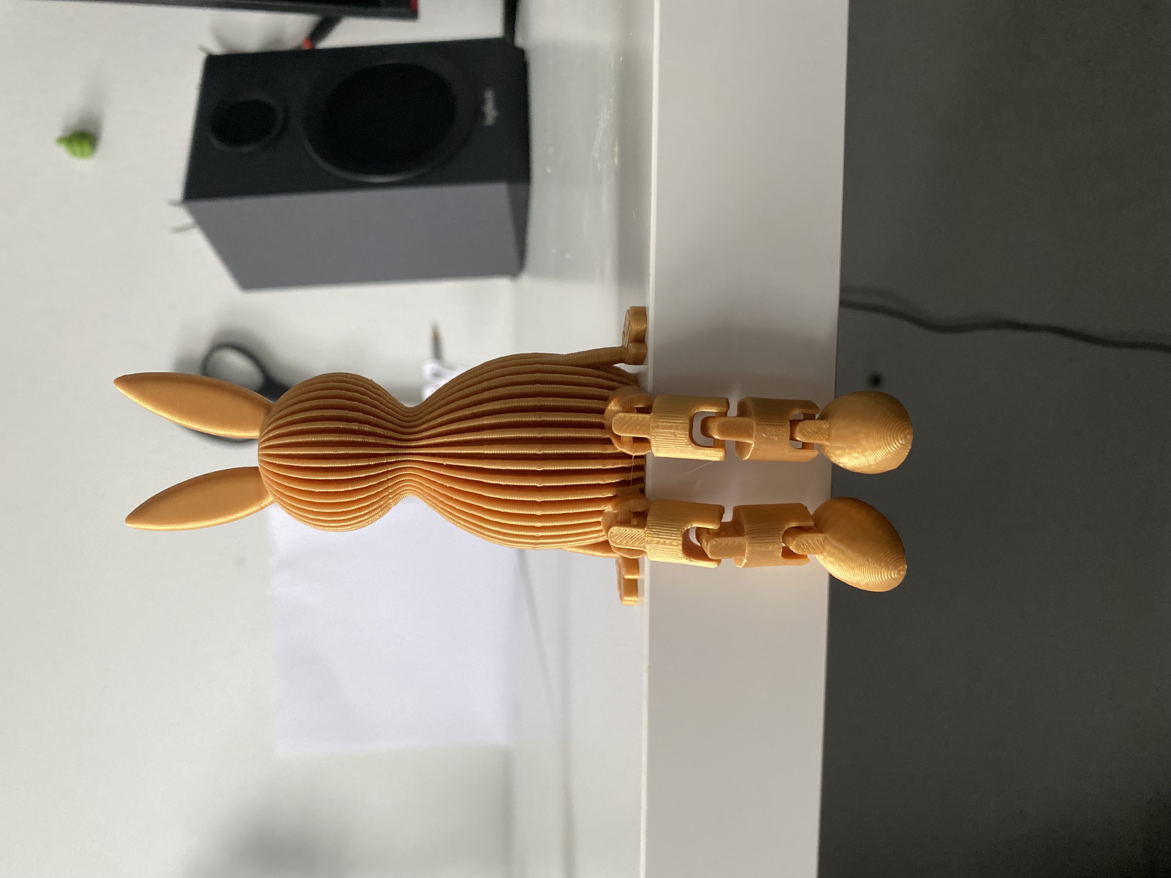 Miniatura 2 do modelo 3D Modern Flexi Easter Bunny