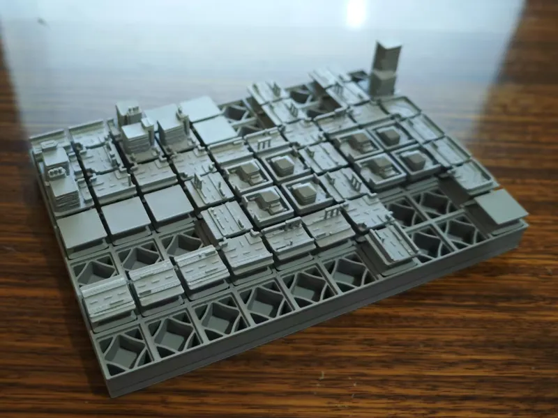 基于makerlad像素画的模块化沙盘盒