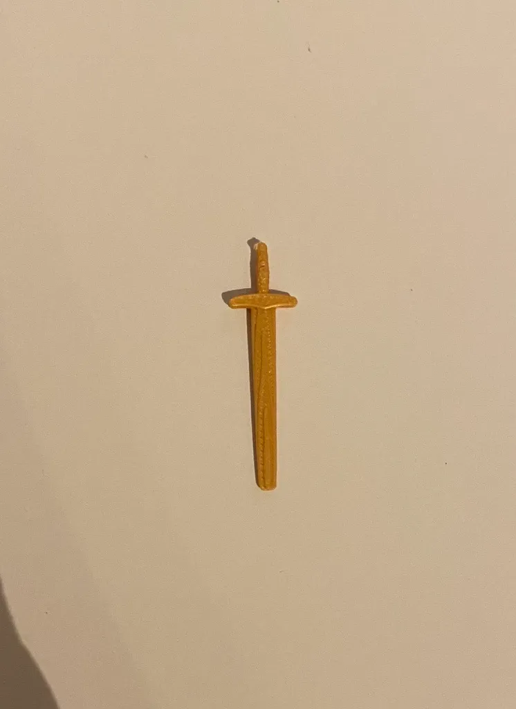 Small sword, compatible with construction blocks - Free 3D Print Model ...