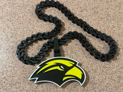 USM Golden Eagles Cuban Chain